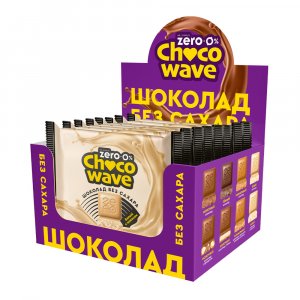 Белый шоколад с кокосом без сахара Chocowave набор, 8 шт. по 60 г. Срок годности до 09.12.2026 г.